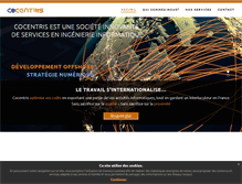 Tablet Screenshot of cocentris.com